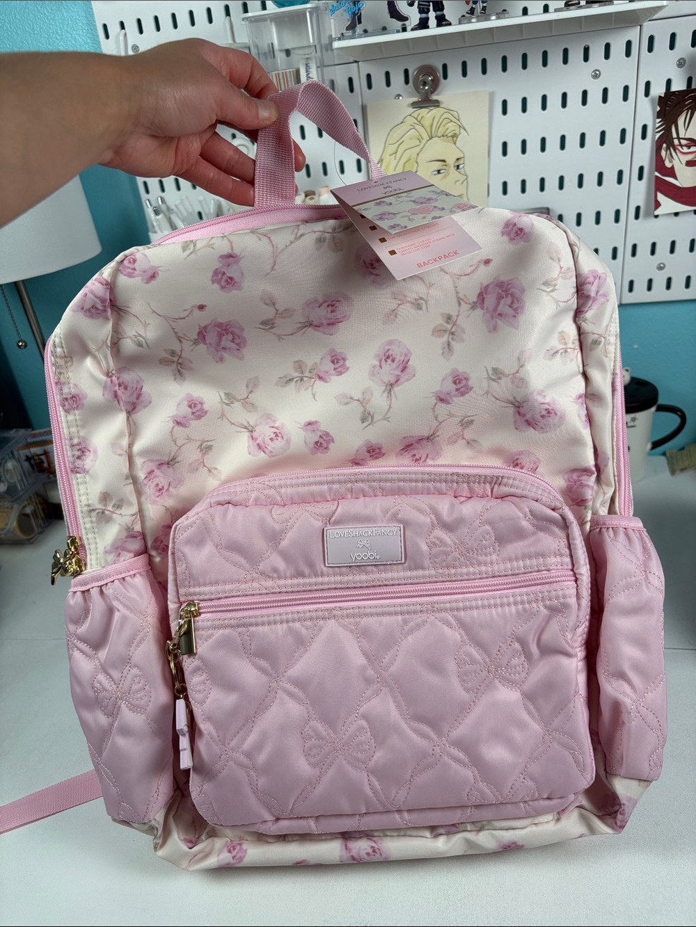 LoveShackFancy x target yoobi backpack